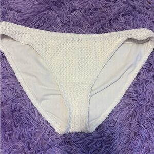 No Boundaries White Bikini Bottom